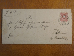 J29 GERMANY   LETTRE   1887  PETIT BUREAU BOCKENEM   +AFF. INTERESSANT+ - Lettres & Documents