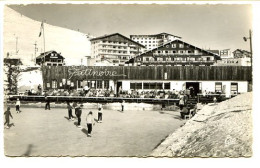 CPSM Dentelée 9 X 14 Isère  ALPE D'HUEZ  (180 M)  La Patinoire Et Le Signal - Autres & Non Classés