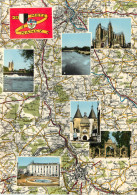 57 DE METZ A NANCY CARTE GEOGRAPHIQUE - Metz