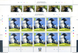Fauna. Pinguini 2010. 6 Minifogli. - Falklandinseln