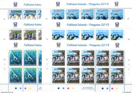 Fauna. Pinguini 2013. 6 Minifogli. - Falkland Islands