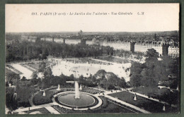 75 - PARIS - Le Jardin Des Tuileries - Vue Générale - Parks, Gärten