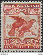 1898 New Zealand Kea And Kaka 1s. Dull Red MH SG N. 257a - Sonstige & Ohne Zuordnung