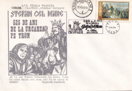 A24772 - Tudora Vrincioaia Cei 7 Feciori, Legenda Populara Stefan Cel Mare Cover Romania 1982 - Lettres & Documents