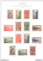 1940 MONACO - Pro Croce Rossa 14 Val , 15 Val , MNH** - Other & Unclassified