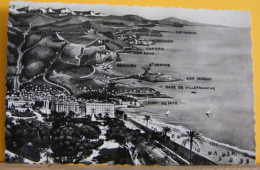 (NIZ4) NIZZA / NICE - PANORAMA DE NICE A LA FRONTIERE ITALIANNE - ALLA FRONTIERA ITALIANA - NON  VIAGGIATA - Maps