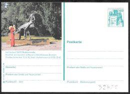 Germania/Germany/Allemagne: Intero, Stationery, Entier, Fontana Di Münchausen, Münchhausen Fountain, Fontaine De Munchha - Monumentos
