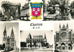 28 CHARTRES MULTIVUES BLASON - Chartres