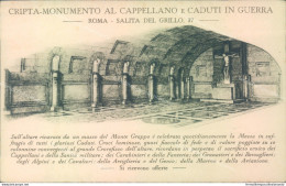 S137 Cartolina Roma Monumento Al Capellano E Caduti In Guerra - Régiments