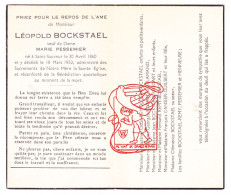 DP Léopold Bockstael ° Saint-Saveur 1860 † 1952 X M. Pessemier // Demolder Flamand Godart Remy Cansier Guilbert Henneuse - Images Religieuses