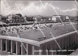 Ah785 Cartolina Senigallia La Spiaggia Vista Dalla Rotonda Provincia Di Ancona - Ancona