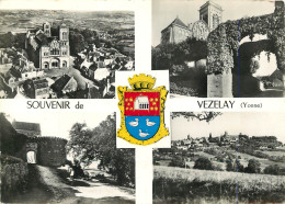 89 SOUVENIR DE VEZELAY MULTIVUES BLASON - Vezelay