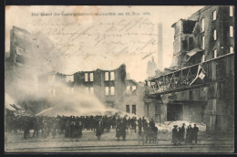 AK Ludwigshafen A. Rh., Brand Der Walzmühle Am 12.12.1905  - Katastrophen