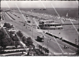 Ah788 Cartolina Rimini Citta' Panorama Della Spiaggia Emilia Romagna - Rimini