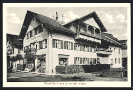AK Oberstdorf Im Bayr. Allgäu, Hotel & Geschäft Von Georg Mayer  - Oberstdorf