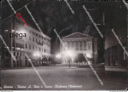 Ah792 Cartolina Savona Citta' Piazza A.diaz E Teatro Chiabrera Liguria - Savona