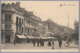 CPA CARTE POSTALE BELGIQUE SPA  LA RUE ROYALE - Autres & Non Classés