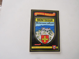 Blason Afhesif MONTSEGUR  Forteresse Cathare - Other & Unclassified