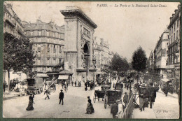 75 - PARIS - La Porte Et Le Boulevard Saint-Denis - District 10