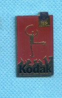 Rare Pins Kodak Jeux Olympiques Lillehammer Patinage Patin A Glace Z120 - Olympic Games