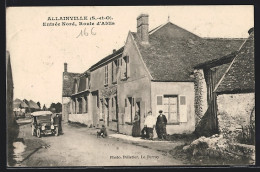 CPA Allainville, Entrée Nord, Route D`Ablis  - Ablis