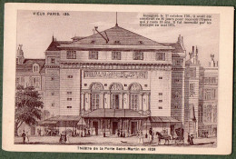 75 - PARIS - Théâtre De La Porte Saint-Martin En 1828 - District 10