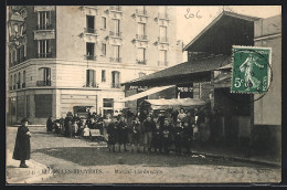 CPA Becon-les-Bruyères, Marché Lambrechts  - Autres & Non Classés