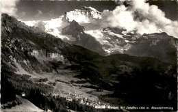 Wengen Mit Jungfrau - Abendstimmung (4925) * 27. 7. 1962 - Wengen