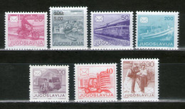 YUGOSLAVIA 1986 DEFINITIVES MNH - Ongebruikt