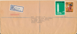 Singapore Registered Cover Sent To Kuala Lumpur Malaysia 17-10-1969 - Singapour (1959-...)