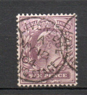 - GRANDE-BRETAGNE N° 114 Oblitéré - 6 D. Violet Edouard VII 1902-10 - Cote 20,00 € - - Used Stamps