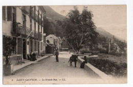 SAINT SAUVEUR * ISERE * LA GRANDE RUE * ANE * Animée * Carte N° 6 * LL - Autres & Non Classés