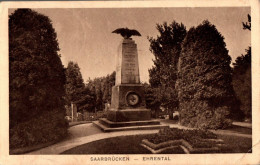 H1654 - Saarbrücken Ehrental Ehrenmal Denkmal Heldendenkmal - Verlag Emil Hartmann - Saarbrücken