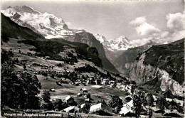 Wengen Mit Jungfrau Und Breithorn (5032) * 22. 8. 1960 - Wengen