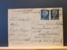 105/739  CP POLOGNE POUR ALLEMAGNE 1935 - Lettres & Documents