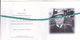 Oscar Degryse-Vyvey, Zande 1914, Oostende 2003. Oud-strijder 40-45; Foto - Obituary Notices