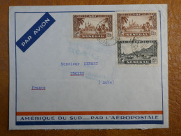 J 29  SENEGAL     LETTRE   1935 DAKAR A TROYES  AUBE AFF. INTERESSANT++ - Lettres & Documents