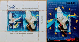 Albania - 2023 - Europa CEPT - Peace - Mint Stamp Sheetlet + Souvenir Sheet - Albanie