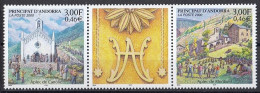 FRENCH ANDORRA 552-553,unused - Sonstige & Ohne Zuordnung