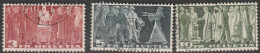 Schweiz: 1938, Mi. Nr. 328-30 X, Freimarken.  Gestpl./used - Used Stamps