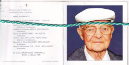 Joseph Brouckaert-Vandepoele, Oostende 1915, Middelkerke 2004. Stichter Tuincenter "West-Flora", Oud-Strijder. Foto - Obituary Notices