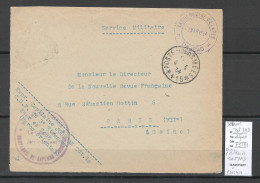 Maroc - Devant De Lettre Poste Militaire- TINJDAD - 1934 - Lettres & Documents
