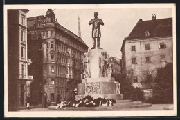 AK Wien, Lueger-Denkmal An Der Wollzeile  - Autres & Non Classés