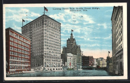 AK Milwaukee, WI, Looking South From Oneida Street Bridge  - Milwaukee