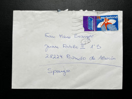 ENVELOPPE NEDERLAND PAYS BAS 2008 POUR POZUELO DE ALARCON ESPAGNE - Lettres & Documents