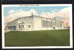 AK Detroit, MI, View Of Naval Armory  - Detroit