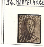 P34 MARTELANGE NR.6 - 1851-1857 Medaglioni (6/8)