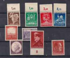 1938 YT 607 -X- 1941- YT 692/695,696,728/729,734 X - Unused Stamps