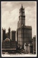 AK New York, NY, View Of The Woolworth Building  - Sonstige & Ohne Zuordnung