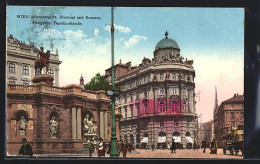 AK Wien, Albrechtsplatz, Denkmal & Brunnen  - Altri & Non Classificati